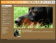 Tablet Screenshot of nordic-gordon-hunters.de